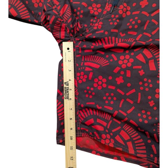 Patagonia Wavefarer Board Shorts Black Red Men's Beach Swim Trunks 33 - Picture 6 of 8